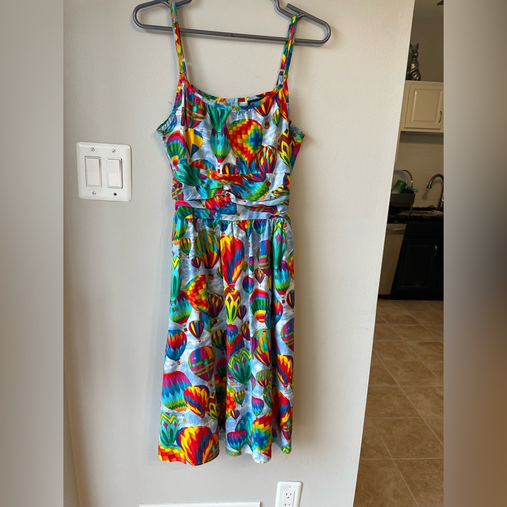 Rainbow hot air balloon Retrolicious dress